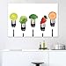 wall26 Canvas Print Wall Art Variety of Lime, Sprouts, Broccoli, Strawberry & Carrot Fruit Food Photography Realism Chic Scenic Colorful Multicolor Ultra for Living Room, Bedroom, Office - 16