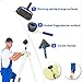 Paint Roller Kit, 9PCS DIY Wall Printing Brush kit with Paint Runner Pro Brush, Wall Printing Brush, 3 Telescopic Poles for House, School & Office Wall, Ceiling