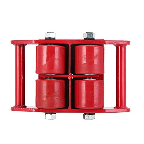 Industrial Machinery Mover Skates (6T) Machinery Moving Roller Dolly Kit (13200lb) with 360°Swivel Top Plate for Heavy Equipment and Machinery