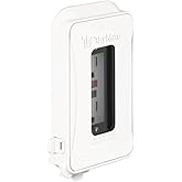 TayMac ML450W White Polycarbonate 1-Gang Weatherproof in-Use Expandable Electrical Outlet Cover for Home Improvement, 1-in. t