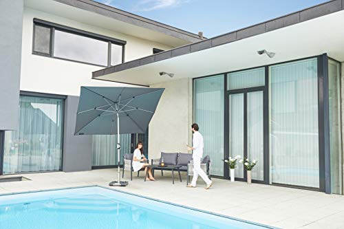 Knirps Sonnenschirm AUTOMATIC – Quadratischer Kurbelschirm – Modernes Design – Starker UV-Schutz – 240x240 cm… – Bild 6