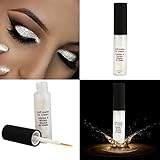 Baomabao Eyeshadow Waterproof Smoky Eyes Glitter Liquid Eyeliner Pencil (White)