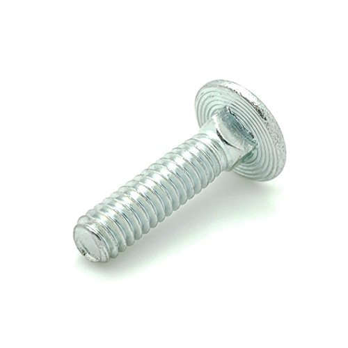 SNUG Fasteners (SNG298) Ten (10) 5/16-18 x 1" Long Carriage Bolts Set w/Nuts & Washers