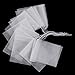 WFPLUS 200pcs Disposable Tea Filter Bags, Empty Cotton Drawstring Tea Infuser for Loose Leaf Teal, 2.16 x 2.75 inch