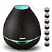 Essential Oil Diffuser 2000ml for Large Room, Ultrasonic Essential Oils Humidifier-Top Fill Humidifier-Dark Grey-Sooth Night Light- Quiet for Bedroom, Home&Large Rooms