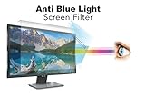 Anti Blue Light Screen Filter for 24 Inches Widescreen Desktop Monitor, Blocks Excessive Harmful Blue Light, Reduce Eye Fatigue and Eye Strain