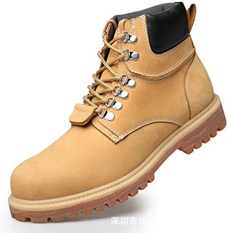 マーティンブーツ メンズ 靴 滑り止め 厚底 カジュアル ハイカット革靴 レースアップ 黄色 26 0cm レザー ショートブーツ 男性用 秋靴 イングランド風 革 オシャレ メンズ靴 ブーツ ビジネス ウェスタンブーツ 紳士靴 通勤 ワークブーツ Lovinghh Com