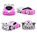 QUN FENG RC Cars Remote Control Wall Climbing Stunt Vehicle Car Electric Gravity Sports Racing car Dual Mode Toy Car for Girls Best Birthday Gift (Pink)