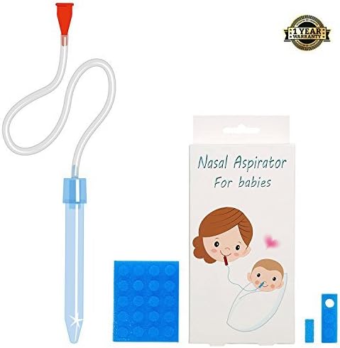 Nasal Aspirator Snot Sucker for Baby Nose Cleaner for Infant with 24 Filters
