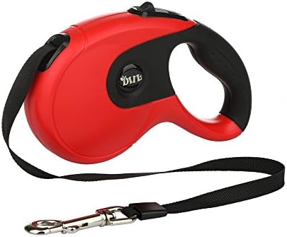 UItraRong Retractable Dog Leash Strong Nylon Ribbon Extends 16ft for Large Medium Small Dog Up to 110lbs, Reflective Ribbon Cord Break &amp; Lock System Tangle Free Soft Hand Grip One Button Brake &amp; Lock