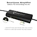 ANTOP ANTENNA Smartpass Amplifier TV Signal Booster for Any Non-Amplified TV Antenna, High Gain & Low Noise & Built-in 4G LTE Filter,