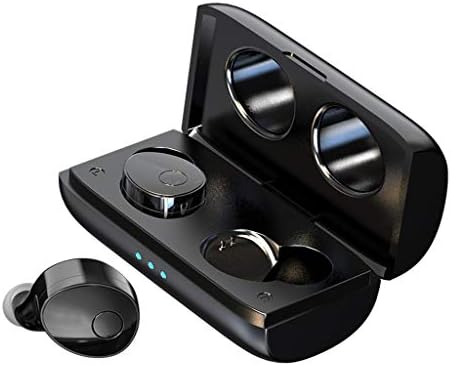 ZJE T11 Wireless Headphones, Bluetooth 5.0 TWS True Wireless Earphones with Mic IPX5 Waterproof Noise Cancelling in-Ear Wireless Earbuds with Charging Case for iPhone, Samsung and Huawei