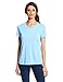 Hanes Sport Women's Cool DRI Performance V-Neck Tee,Light Blue,XX-Large