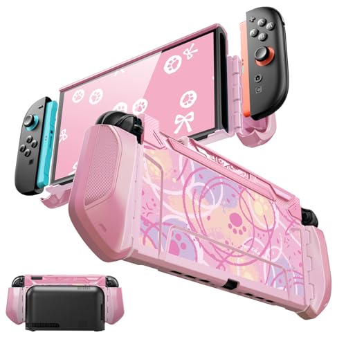 Nintendo Switch 2 Paw Case Pink