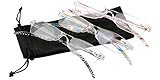 SOOLALA 3-Pair Value Pack Lightweight Striped Integrated PC Magnifying Reading Glasses +1.5D