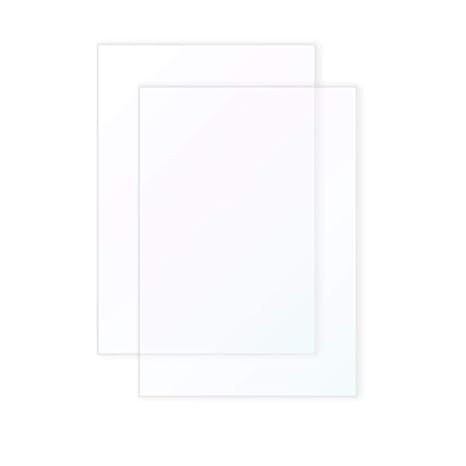 Wisamic 2PCS SLA/LCD FEP Film Ersatzblatt - Für Photon 3D Drucker 0,15-0,2 mm 3D Drucker Filamente, 140 * 200mm