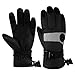 HIGHLOONG Kids Waterproof Ski Snowboard Gloves Mittens Thinsulate Lined Winter Cold Weather Gloves for Boys and Girls