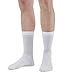 Ames Walker AW Style 130 Coolmax 20-30 mmHg Firm Compression Crew Socks White Small