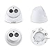 Dahua 4MP PoE IP Security Camera IPC-HDW4433C-A 2.8mm Lens,4 Megapixels Super HD 2688x1520 Outdoor Surveillance Camera Dome with Built-in Mic for Audio,50m IR Night Vision,H.265,IP67 Waterproof,ONVIF