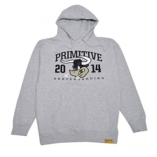 Primitive Skateboard Hoody Sweatshirt Raging Bull Gray Large