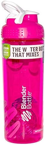 Sundesa Blender Bottle SportMixer Water Bottle, Pink