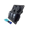 IZTOSS-Blue-led-3-gang-DC12V24V-blue-switch-panel-with-led-power-socket-42A-dual-USB-voltmeter-and-wiring-kits IZTOSS-Blue-led-3-gang-DC12V24V-blue-switch-panel-with-led-power-socket-42A-dual-USB-voltmeter-and-wiring-kits
