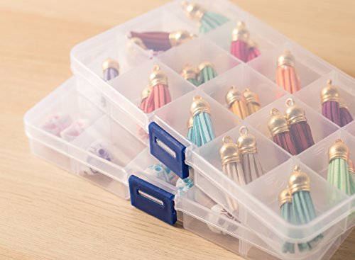 6 Clear+Jewelry+Box+Adjustable+Compartments