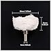 Swpeet 4 Pcs White Cotton Polishing Buff Wheel Set for Polishing Tools, Polishing Pad Wheel Set Perfect for Manifold, Aluminum, Stainless Steel and Chrome (Cone/Column/Mushroom/T-Shaped)