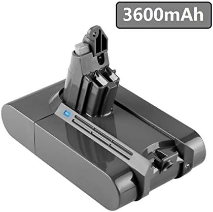 3600mAh Replacement for Dyson 21.6v V6 Battery Compatible with 595 650 770 880 DC58 DC59 DC61 DC62 Li-ion Animal Vacuum DC72 Series Handheld Vacuum