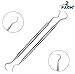 Professional Dental Scraper Tool - Dentist Pick, 2-Pack Medical Stainless Steel, Dental Tarter Scraper for Tooth Stains Remover, Dentist Home Use Tools