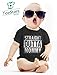 Tstars Straight Outta Mommy Newborn Girl Boy Outfits New Mom Gifts Funny Baby Bodysuit 6M Black