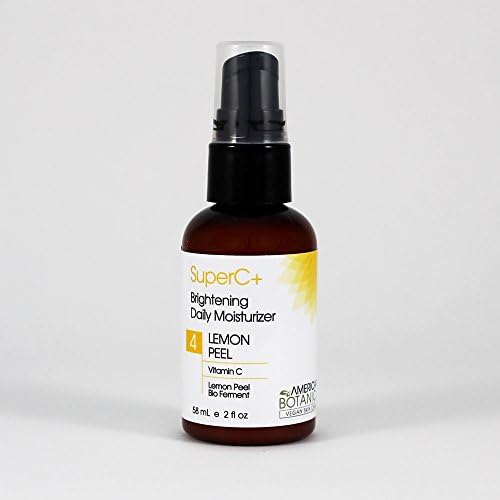 American Botanics Superc Brightening Lemon Peel Daily Moisturizer, 2 Fluid Ounce