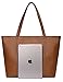 Ilishop Women's New Fashion Handbag Genuine Leather Shoulder Bags Tote Bags Hot Sale (Brown)