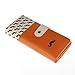 Coromose® Beard Pattern Money Clip Purse Clutch Button Wallet Handbag Card Holder (Orange)