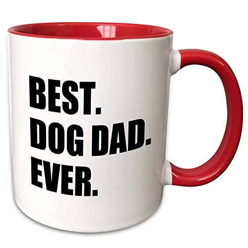 3dRose Best Dog Dad Ever-Fun Pet Owner Gifts for