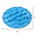 Titan Forest Adventure Design Dog Bowl Anti-chocking & Slow Food Dog Bowl - Silicone Pizza Design & Interesting Training Feeder - The Weight-loss Pet Bowl, Non-slip Base, Blue