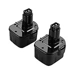 ANTRobut 2 Pack 12V 3.0Ah Replacement Battery For Dewalt DW9071 DW9072 DC9071 DE9037 DE9071 DE9072 DE9074 DE9075 152250-27 397745-01 ...