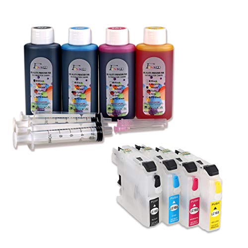 FINK-LC123-Cartucho-de-Tinta-vacia-Recargable-Compatible-con-impresoras-Brother-MFC-J6920DWMFC-J6520DWDCP-J132WDCP-J4110DWMFC-J4510DWMFC-J6720DWMFC-J470DWMFC-J4610DWDCP-J152W