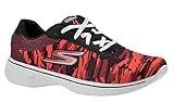 Skechers Go Walk 4 Motion Womens Walking Sneakers Black/Hot Pink 6.5