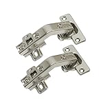 1 pair 135 Degree Corner Kitchen Cabinet/Cupboard Folded/Folden Door Hinges For Combination With Screws