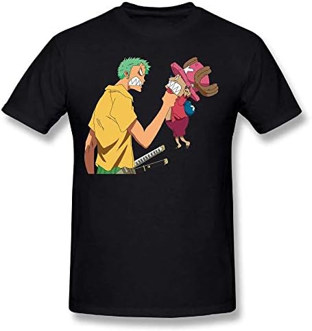 popularshop Men's Roronoa Zoro Monkey D Luffy Tony Tony Chopper T Shirts