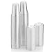 Green Direct Clear Plastic Cups with Lids - 9 oz, Pack of 100 Disposable Cups for Iced Coffee, Bubble Tea, Smoothies, Cold Drinks - Sturdy Cups with Tight Lids for On-the-Go Use, Parties
