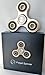 Metal Fidget Spinner (Gold) by Envolve - For focus, calm anxiety, and break nervous habits - Long spins 3-5 minutes (Gift Packaging)