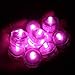 Sokaton Submersible Tea Light Battery Operated Waterproof LED Tealights Underwater Vase Light for Christmas Xmas Holloween Party Wedding Decoration (Pink-12)