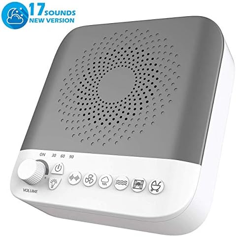 White Noise Machine - High Fidelity Sounds,Portable Sleep Therapy Machine,Sleep Sound Machine with 17 Non-Looping Soothing Sounds - for Kids and Adults