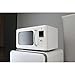 Daewoo KOR-7LREW Retro Countertop Microwave Oven 0.7 Cu. Ft., 700W | Cream White