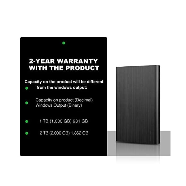Externe Festplatte 2tb,USB 3.0 Tragbare Festplatte extern für PC, Mac, Desktop, Laptop, MacBook, Chromebook (2tb, Blau) – Bild 8