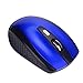 Perman Portable 2.4GHz Wireless Optical Gaming Mouse Mice + USB Receiver for Computer PC Laptop Gamer Blue