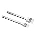 Aiskaer White Steel 3mm 1/2/4/6 Prong DIY Diamond Lacing Stitching Chisel Set Leather Craft Kits(3mm)