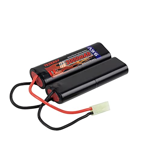 Tenergy Airsoft Battery 9.6V NiMH Nunchuck Battery with Mini Tamiya